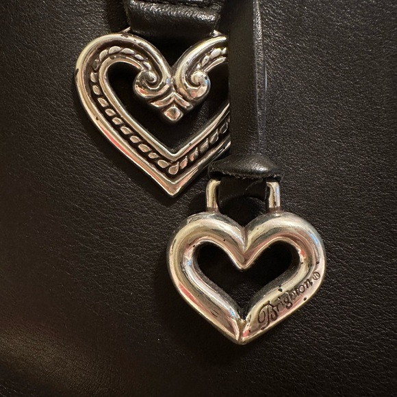 Brighton black leather shoulder tote - Picture 2 of 9